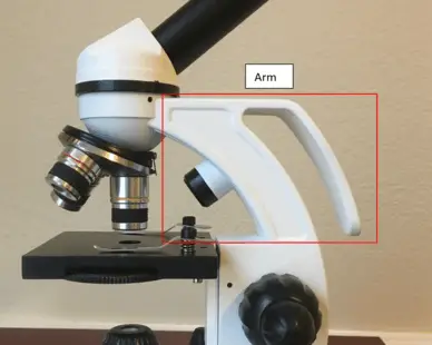 Microscope arm