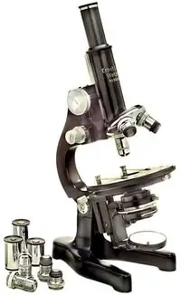 Early model compound microscope