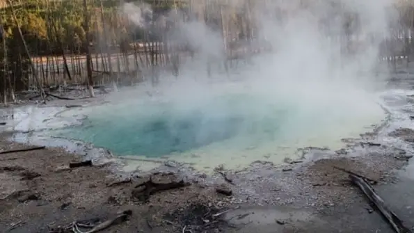Hot springs where archaea can be found